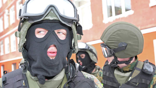 Сотрудники подразделений специального назначения России. Архив